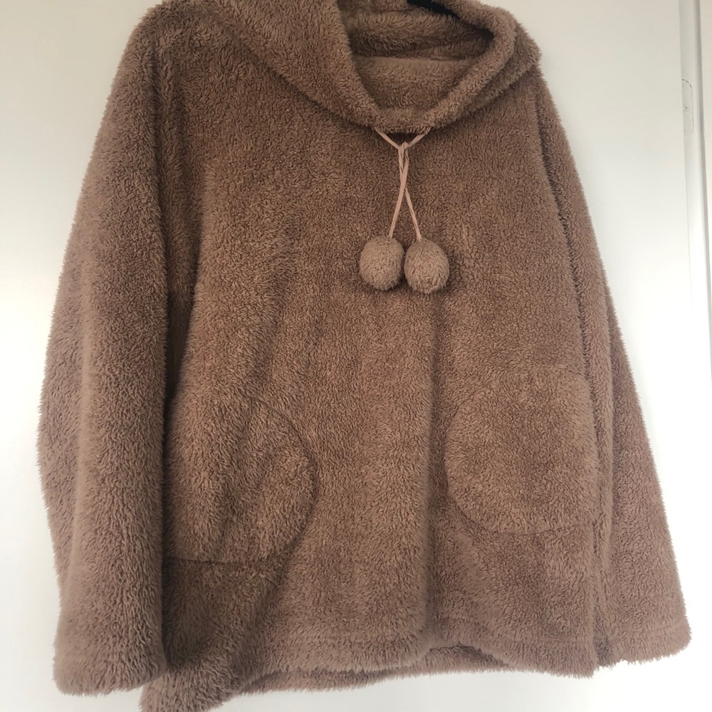 Mocha Fleecy Top
